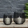Antonio Gartenlaterne mit weißer TruGlow® Outdoor Kerze