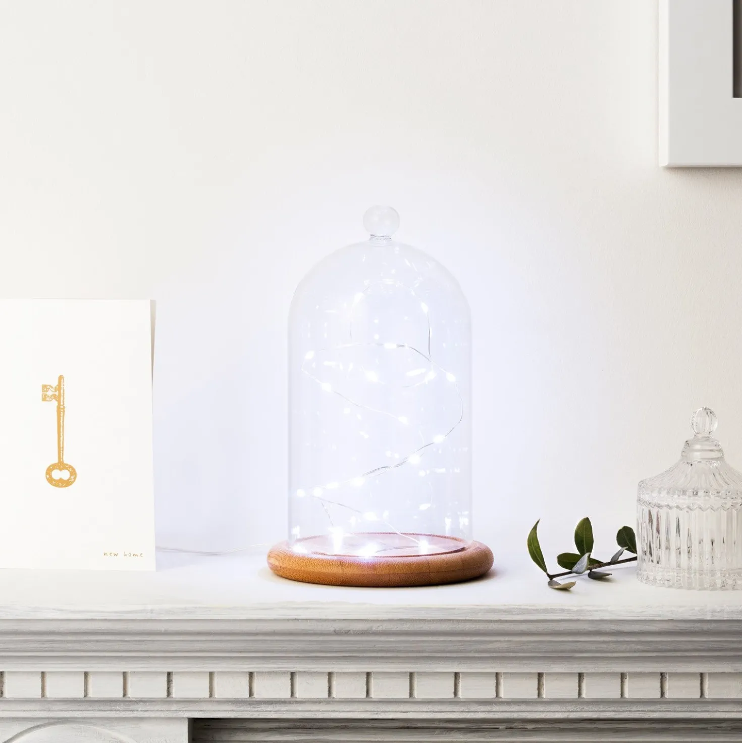 Batteriebetriebene 20er Mikro-LED-Lichterkette in Weiß