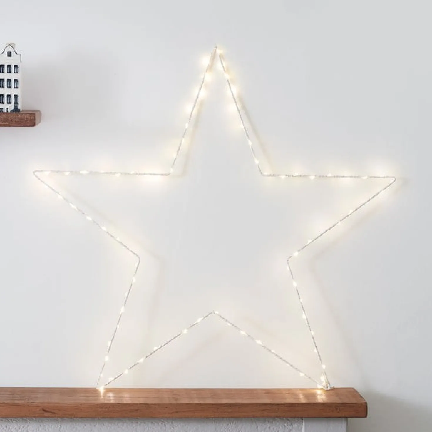 Beleuchtungsset klassische Fensterdeko Weihnachten