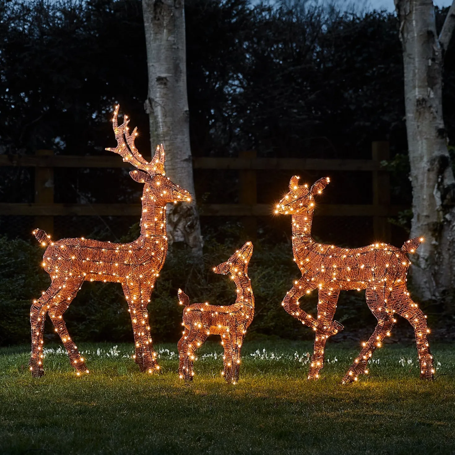 Braunes LED-Rentier Hirsch Harewood