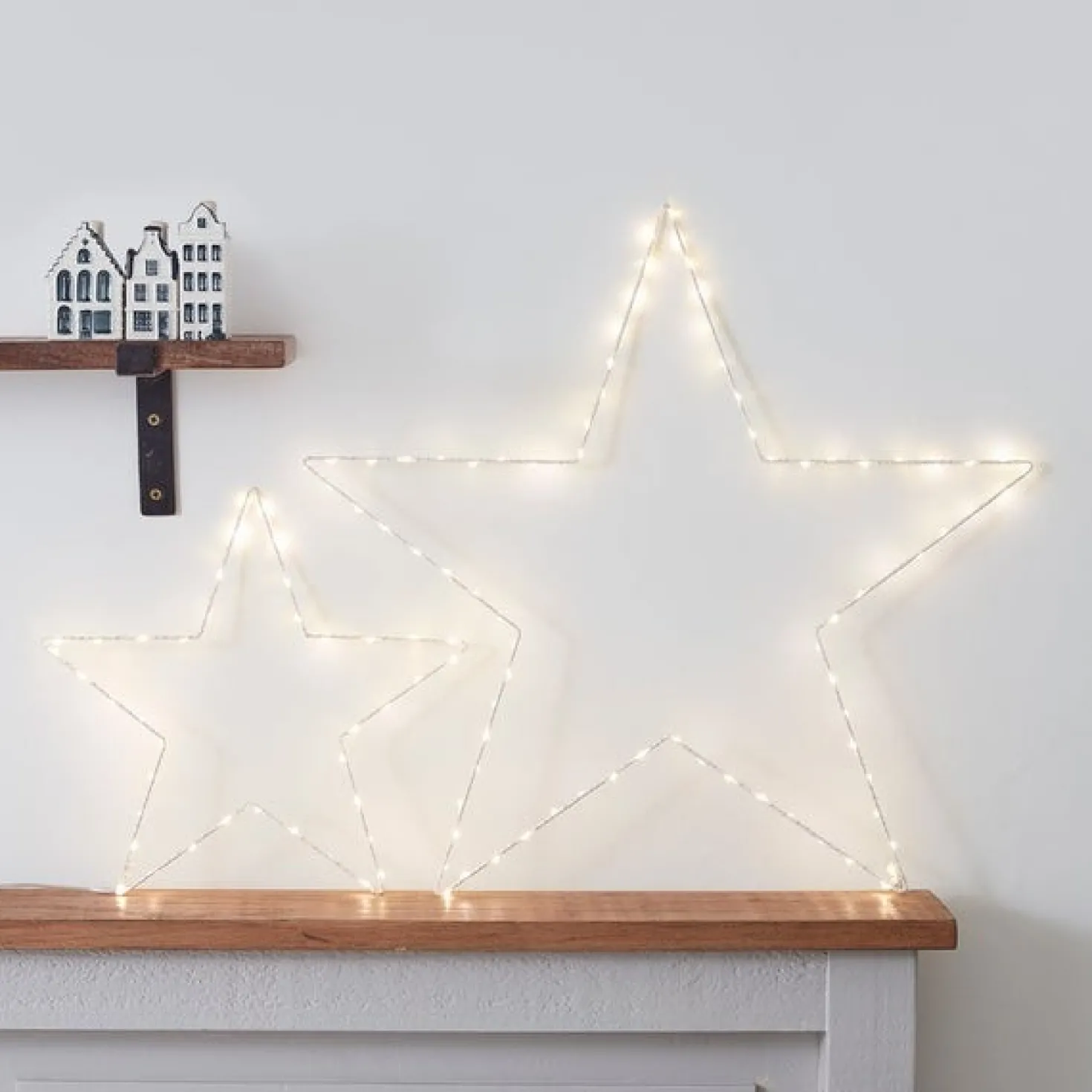 Bundle aus zwei batteriebetriebenen Osby LED-Leuchtsternen