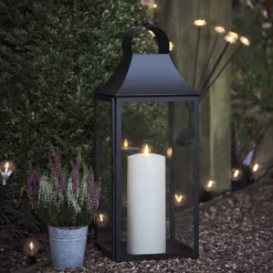45cm Albury Gartenlaterne mit TruGlow® Outdoor Kerze