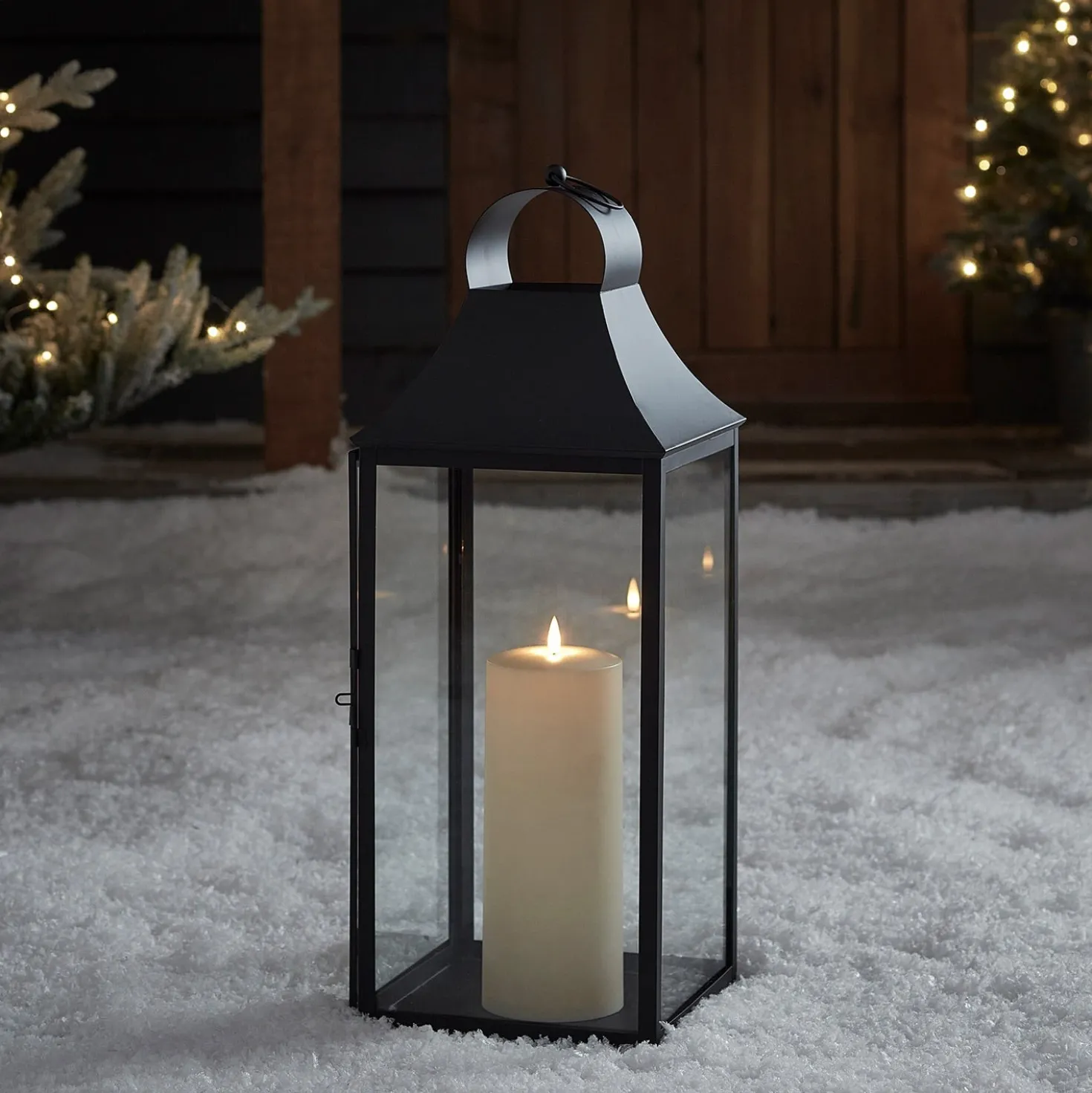 45cm Albury Gartenlaterne mit TruGlow® Outdoor Kerze