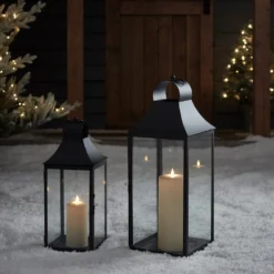 45cm Albury Gartenlaterne mit TruGlow® Outdoor Kerze