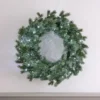 45cm Bicolor LED Weihnachtskranz Tannenzweige