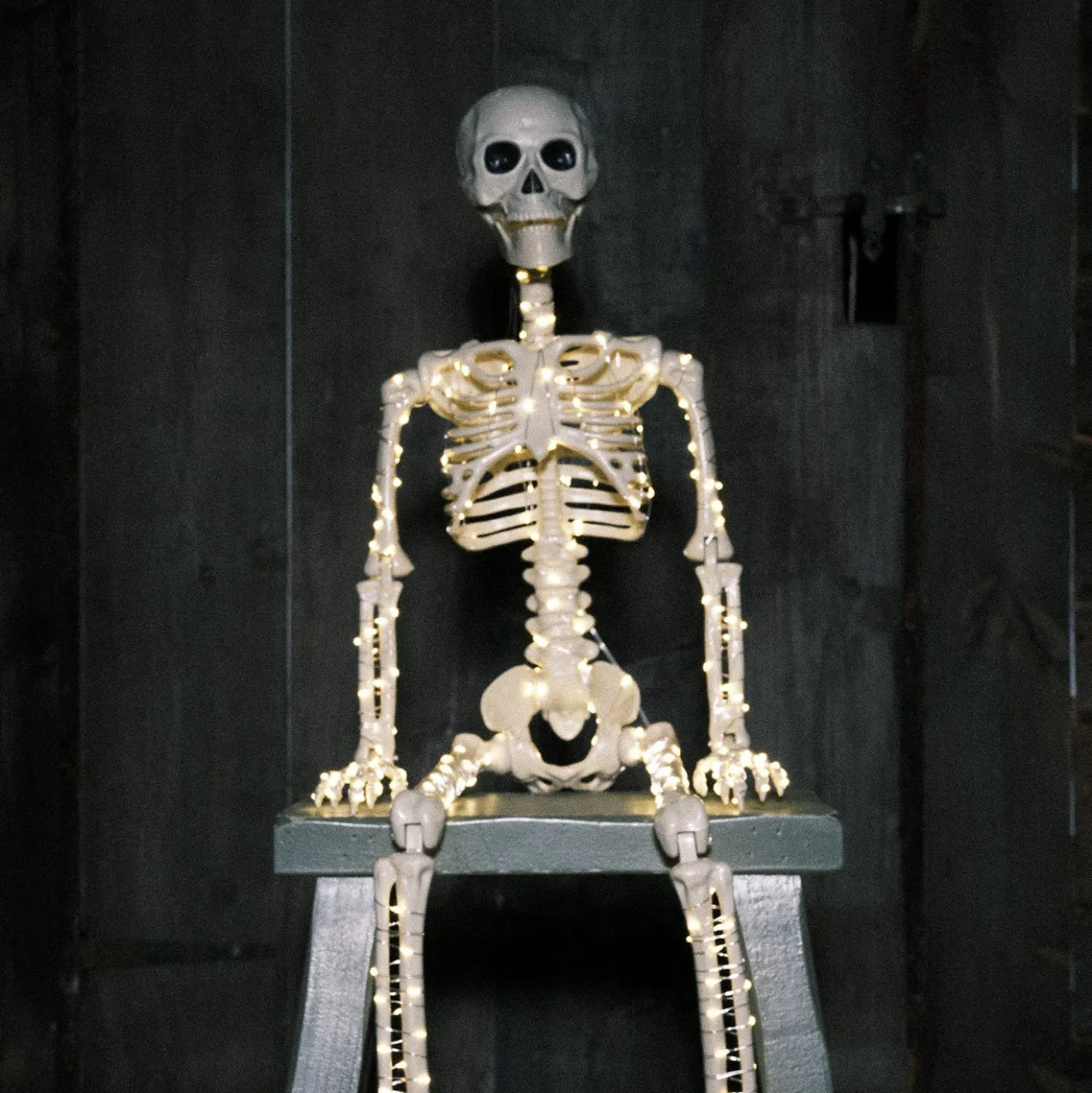 90cm 300er Micro LED Figur Damien das Skelett