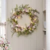 50cm LED‑Frühlingskranz mit Pastell‑Gänseblümchen