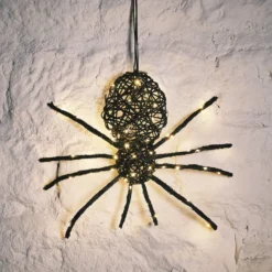 34cm LED Rattan Spinne Ocho
