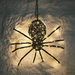 34cm LED Rattan Spinne Ocho