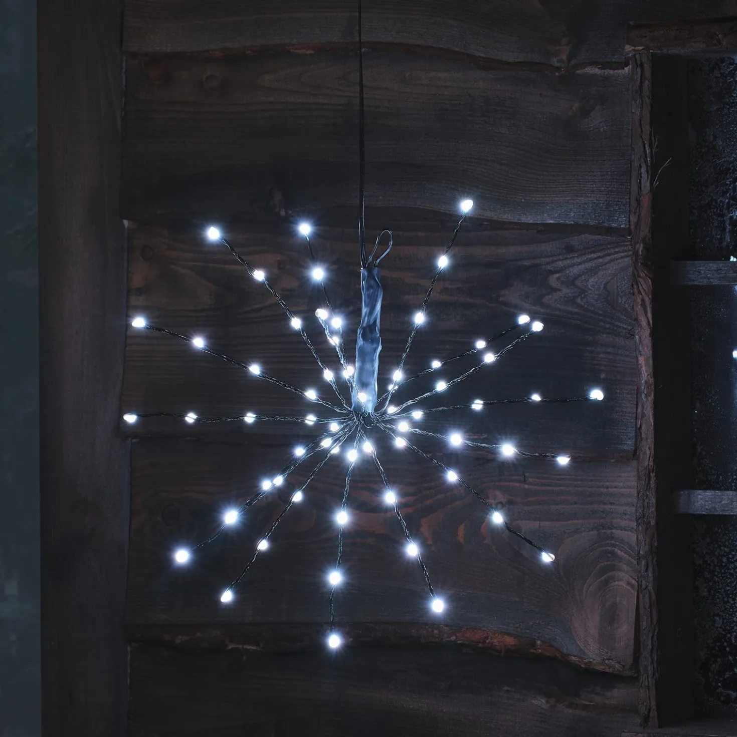 36cm LED Starburst Weihnachtsdeko außen mit Farbauswahl