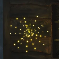 36cm LED Starburst Weihnachtsdeko außen mit Farbauswahl