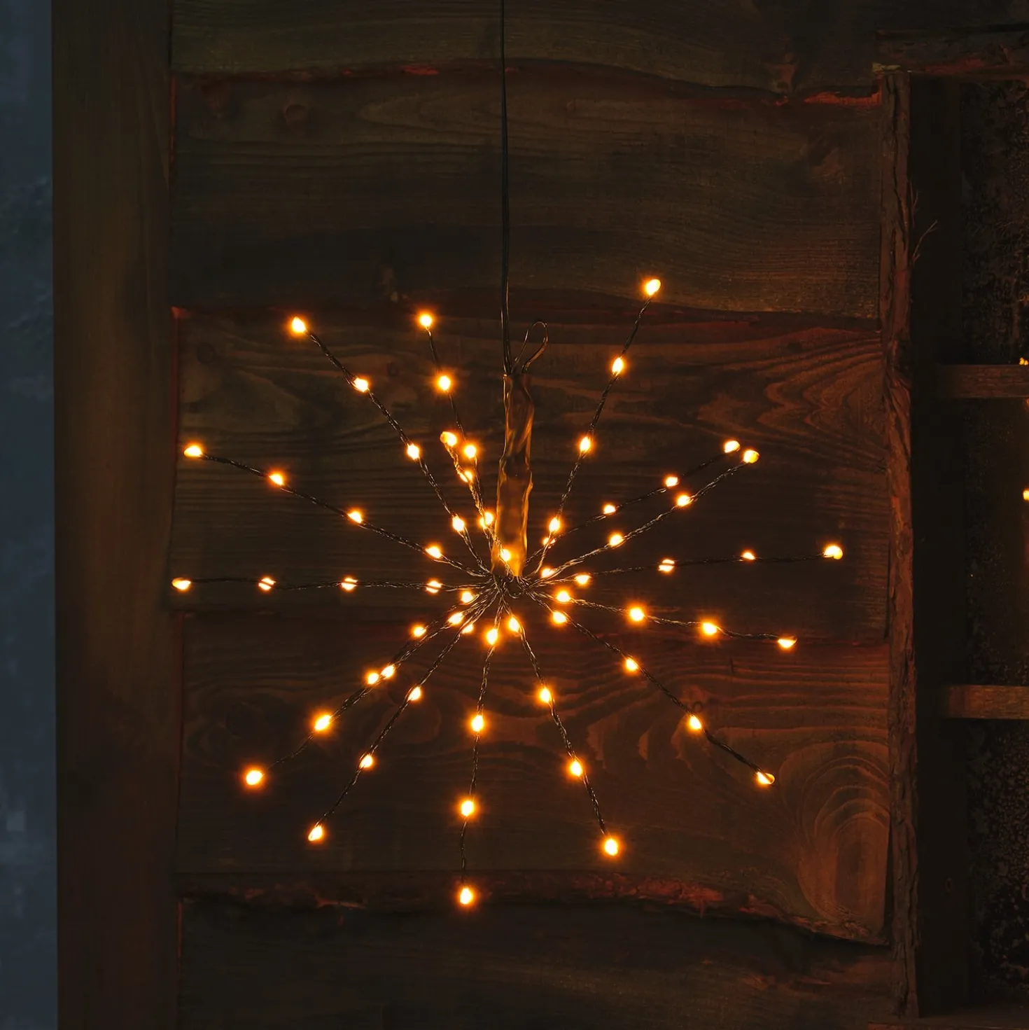 36cm LED Starburst Weihnachtsdeko außen mit Farbauswahl