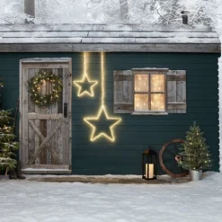58cm LED Stern Weihnachtsbeleuchtung außen