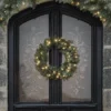 50cm LED Weihnachtskranz Tannenzweige mit Beleuchtung