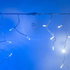 Core Connect 14m 448er LED Eiszapfen Lichterkette weiß koppelbar transparentes Kabel