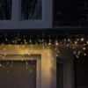 Core Connect 14m 448er LED Eiszapfen Lichterkette warmweiß koppelbar transparentes Kabel