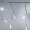 Core Connect 22m 704er LED Eiszapfen Lichterkette weiß koppelbar transparentes Kabel