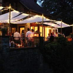 Core Connect 50m 500er LED Lichterkette warmweiß koppelbar transparentes Kabel