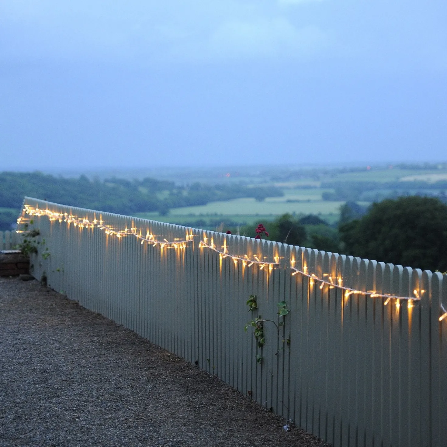 Core Connect 40m 400er LED Lichterkette warmweiß koppelbar transparentes Kabel
