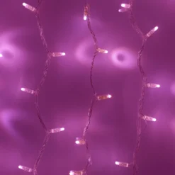 Core Connect 40m 400er LED Lichterkette pink koppelbar transparentes Kabel