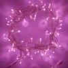 Core Connect 80m 800er LED Lichterkette pink koppelbar transparentes Kabel