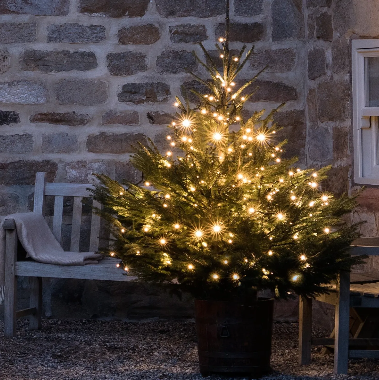 Core Connect 80m 800er LED Lichterkette warmweiß koppelbar grünes Kabel