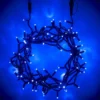 Core Connect 60m 600er LED Lichterkette blau koppelbar grünes Kabel
