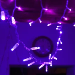 Core Connect 60m 600er LED Lichterkette lila koppelbar transparentes Kabel