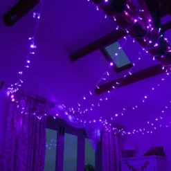 Core Connect 30m 300er LED Lichterkette lila koppelbar transparentes Kabel