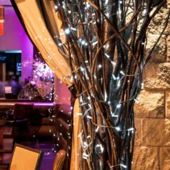 Core Connect 60m 600er LED Lichterkette weiß koppelbar transparentes Kabel