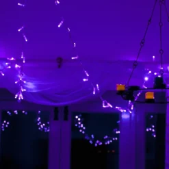 Core Connect 40m 400er LED Lichterkette lila koppelbar transparentes Kabel