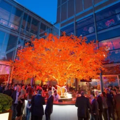 Core Connect 50m 500er LED Lichterkette orange koppelbar transparentes Kabel