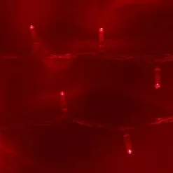 Core Connect 30m 300er LED Lichterkette rot koppelbar transparentes Kabel