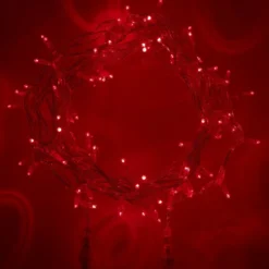 Core Connect 30m 300er LED Lichterkette rot koppelbar transparentes Kabel