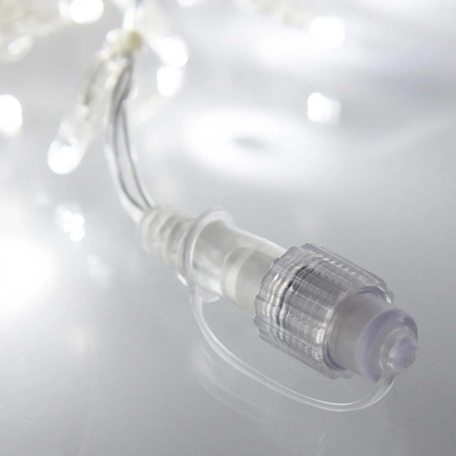 Core Connect 10m 100er LED Lichterkette weiß koppelbar transparentes Kabel
