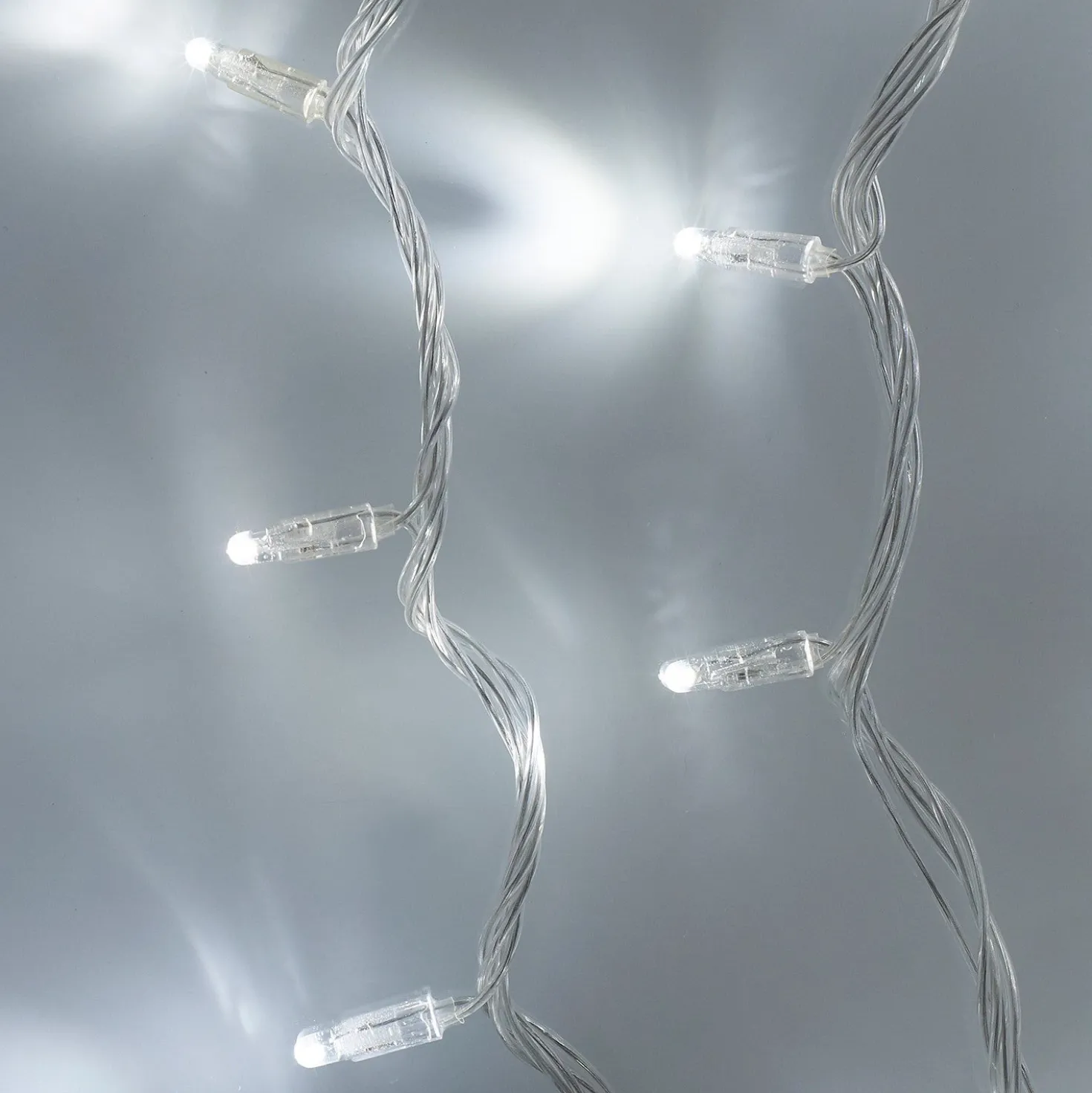Core Connect 10m 100er LED Lichterkette weiß koppelbar transparentes Kabel