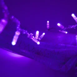 Core Connect 10m 100er LED Lichterkette lila koppelbar transparentes Kabel
