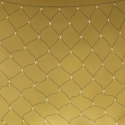 Core Connect 6m x 2m 420er LED Lichternetz warmweiß koppelbar grünes Kabel