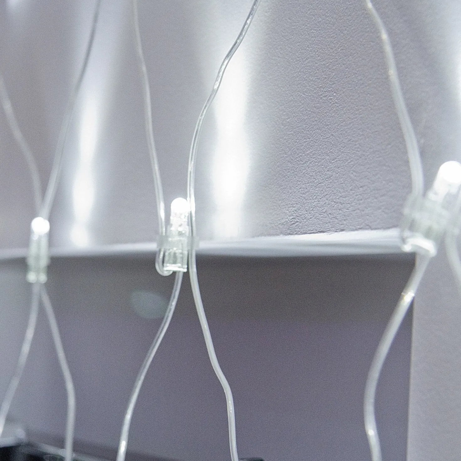 Core Connect 6m x 2m 420er LED Lichternetz weiß koppelbar transparentes Kabel