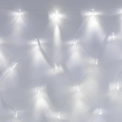 Core Connect 6m x 2m 420er LED Lichternetz weiß koppelbar transparentes Kabel
