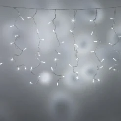 Core Connect 12m x 1m 576er LED Lichtervorhang weiß koppelbar transparentes Kabel
