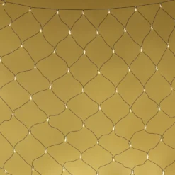 Core Connect 10m x 2m 700er LED Lichternetz warmweiß koppelbar grünes Kabel