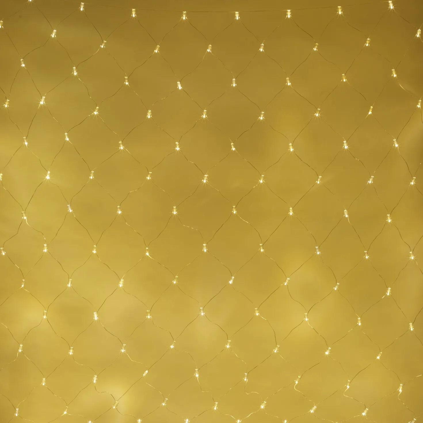 Core Connect 2m x 2m 140er LED Lichternetz warmweiß koppelbar transparentes Kabel