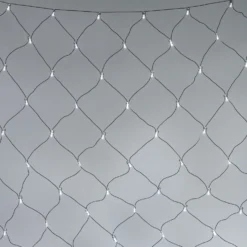 Core Connect 2m x 2m 140er LED Lichternetz weiß koppelbar grünes Kabel