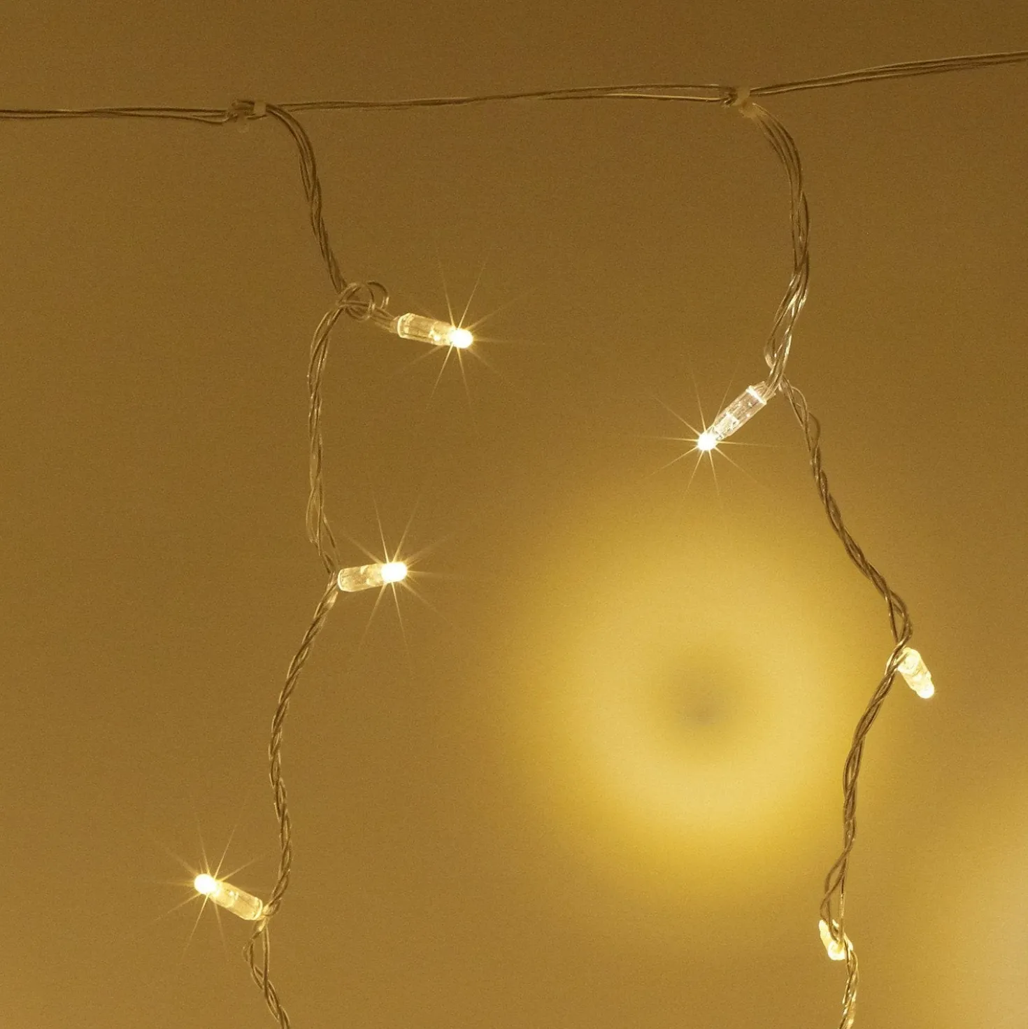 Core Connect 6m x 2m 576er LED Lichtervorhang warmweiß koppelbar transparentes Kabel