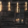 10er Acryl LED Eiszapfen Lichterkette