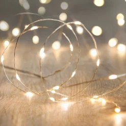 100er LED Micro Lichterkette warmweiß