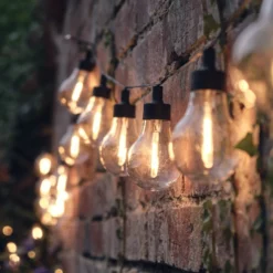 20er LED Party Lichterkette Retro Outdoor batteriebetrieben