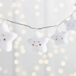 20er Lichterkette Sterne für Kinderzimmer