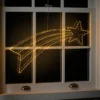 184er Micro LED Sternschnuppe Fensterdeko